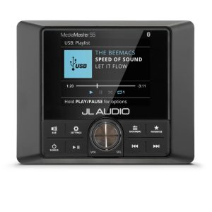 JL Audio MM55 Premium Compact Marine Source Unit with Full-Color LCD
