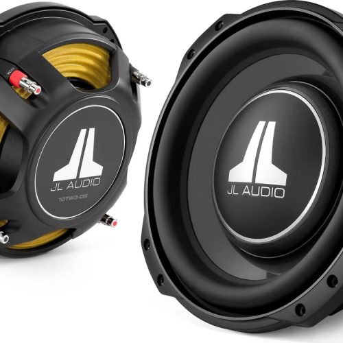 JL Audio 10TW3-D8 10″ Shallow-mount Subwoofer w/ Dual 8-Ohm Voice Coils