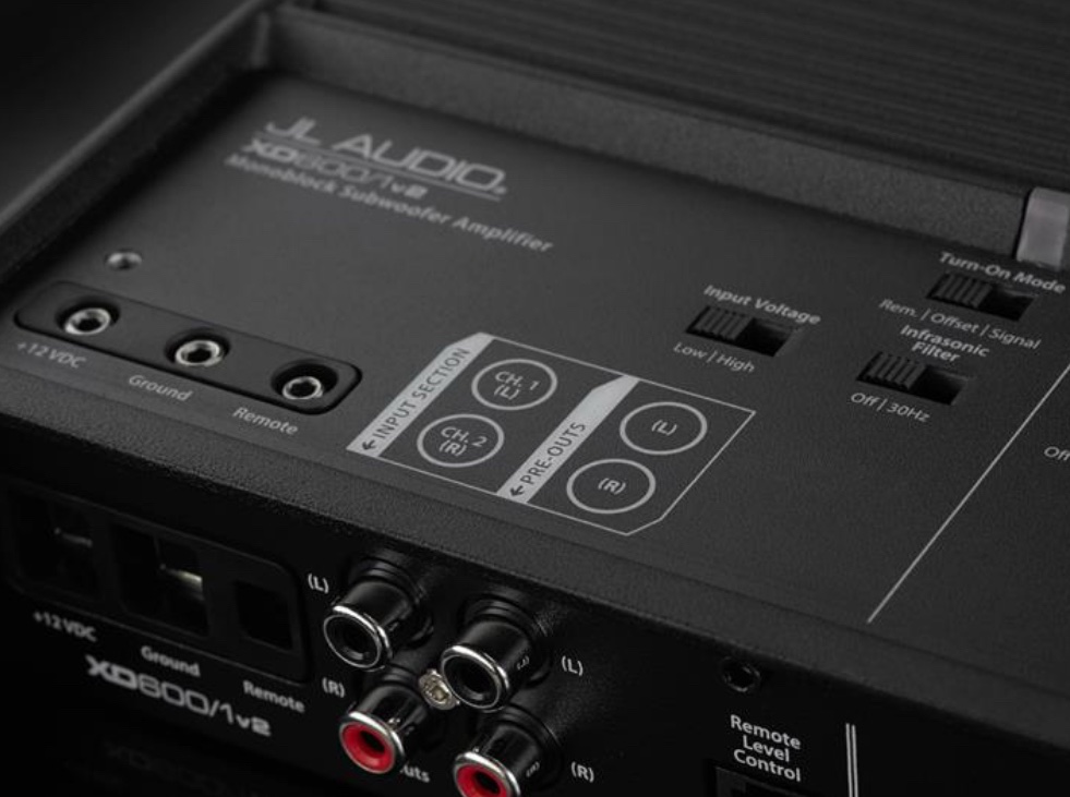 JL Audio XD600/1v2
Mono subwoofer amplifier — 600 watts RMS x 1 at 2 ohms - Image 11