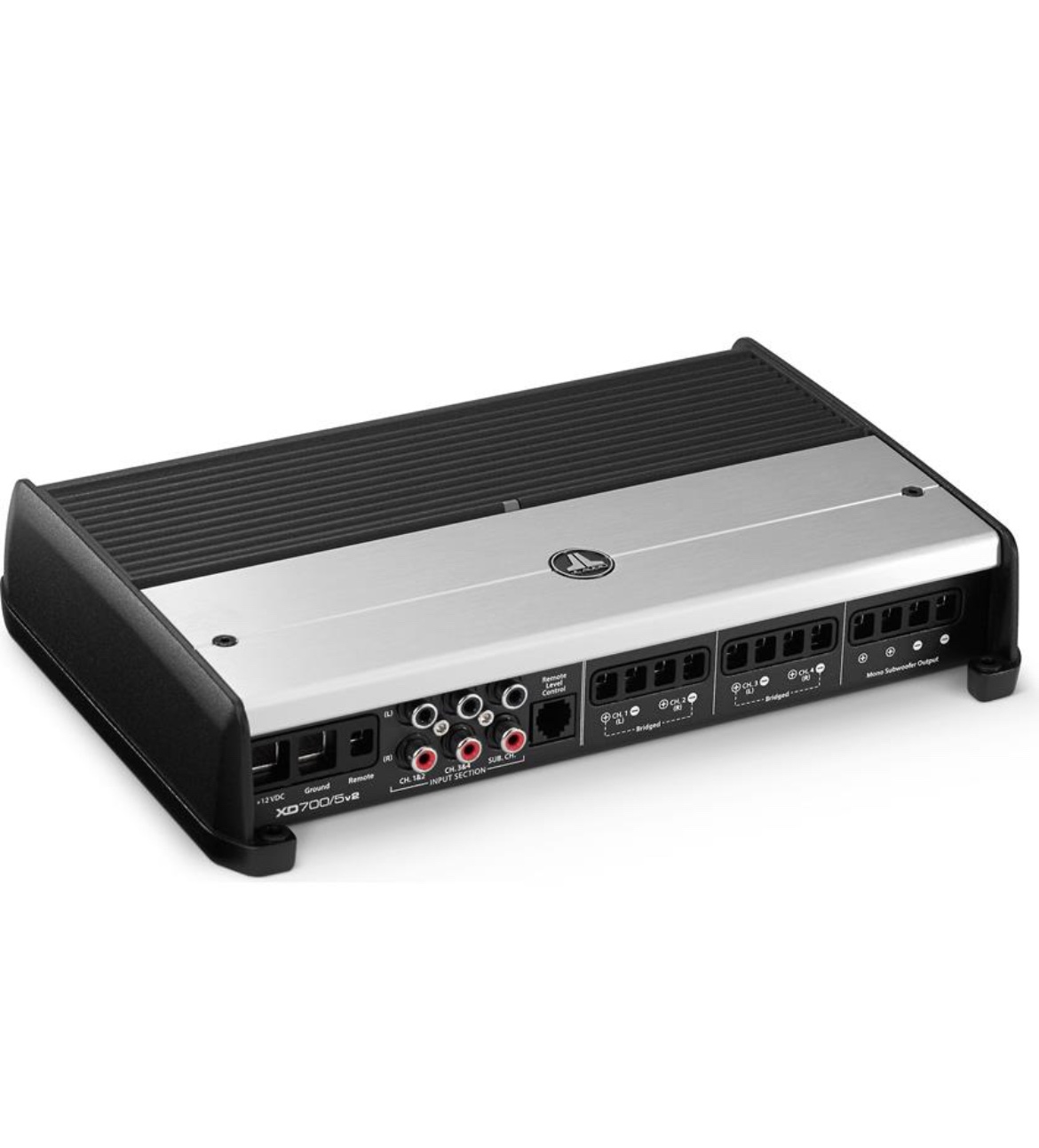 JL Audio XD700/5v2
5-channel car amplifier — 75 watts RMS x 4 at 4 ohms + 300 watts RMS x 1 at 2 ohms - Image 12